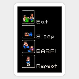 Eat Sleep BARF! Repeat Sticker